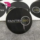 Custom transparent labels printing with color for sticker