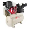 Ingersoll Rand 2475F13GH Truck-Mounted Two-Stage Gas Driven Reciprocating Air Compressor 13hp 30 Gallon Horizontal