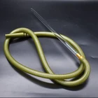2019 cheap wholesale glass plastic hookah shisha hose / good quality glass hookah pipe nargile shisha tube for smoking