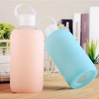 Borosilicate Sports Glass Water Bottle Silicone Cover Custom Logo Colorful Glass Bottle Silicone Sleeve
Borosilicate Sports Glass Water Bottle Silicone Cover Custom Logo Colorful Glass Bottle Silicone Sleeve