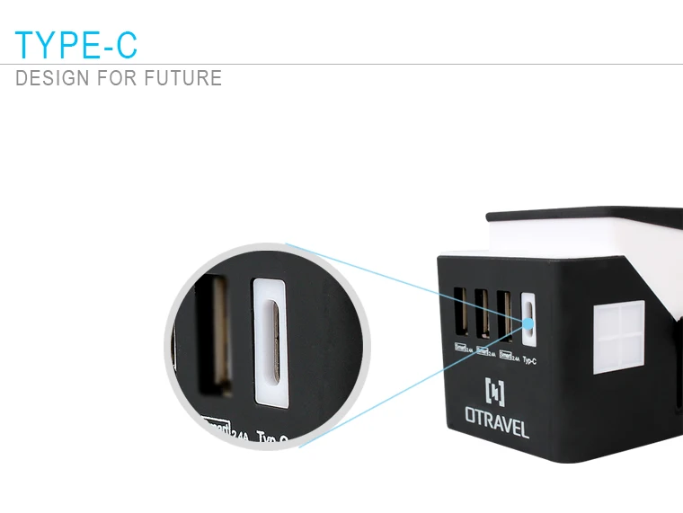 Universal popular gift usb type c adapter with 4 usb - ANKUX.COM