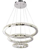 Through crystal chandelier pendant light LED certificate Energy Saving led modern crystal chandelier light