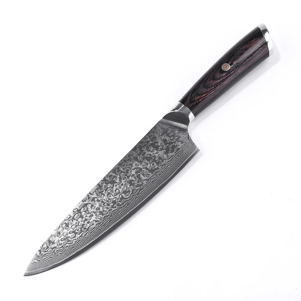 Hot Sell Japanese Chefs Knife Damascus VG-10 67 layer 8inch Damascus Kitchen Knives
Hot Sell Japanese Chefs Knife Damascus VG-10 67 layer 8inch Damascus Kitchen Knives