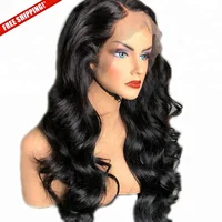 Wholesale price indian virgin human loose wave 24inch lace front wig for black women
Wholesale price indian virgin human loose wave 24inch lace front wig for black women