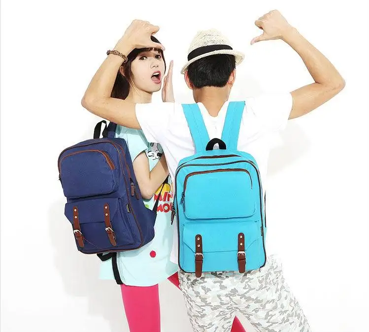 Canvas Backpack Women Men's Canvas Backpacks Boy Girl School Bags For Teenagers Travel Women Bags Bagpack Rucksack Bolsos