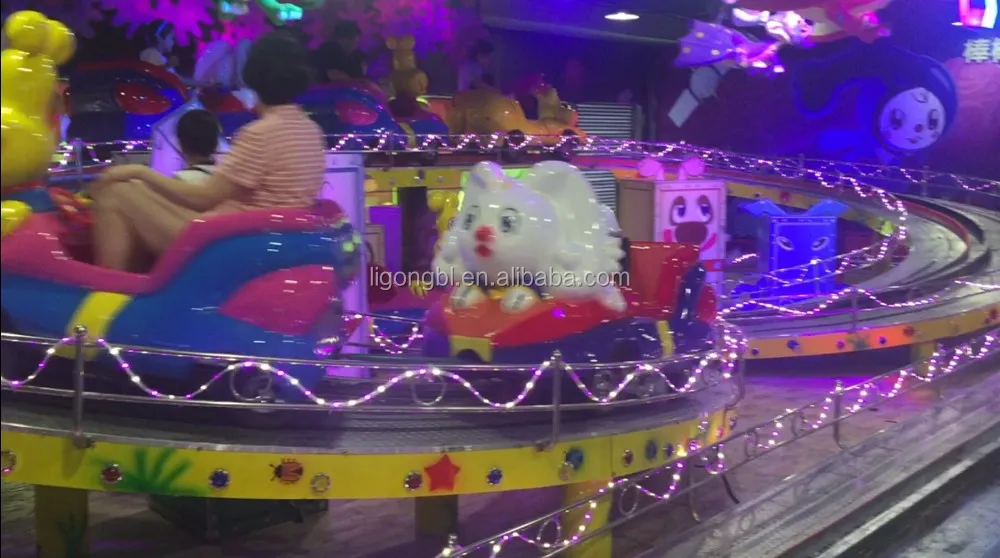 China outdoor family games amusement roller coaster Mini Shuttle Bus Rides playground equipment for sale