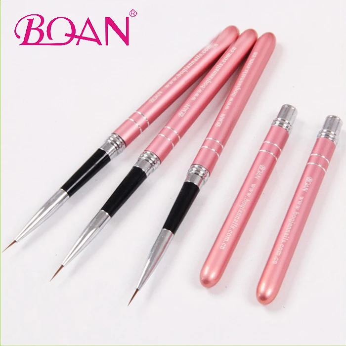 BQAN Metal Handle Salon Using Skinny Bristle Nail Art Design Nail Drawing Brush, Pink
BQAN Metal Handle Salon Using Skinny Bristle Nail Art Design Nail Drawing Brush, Pink