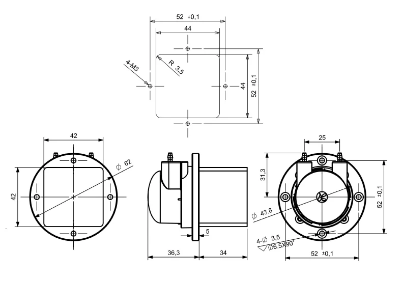 Kamoer KAS-42  micro 12V  liquid dosing pump high precision electric water peristaltic pump 