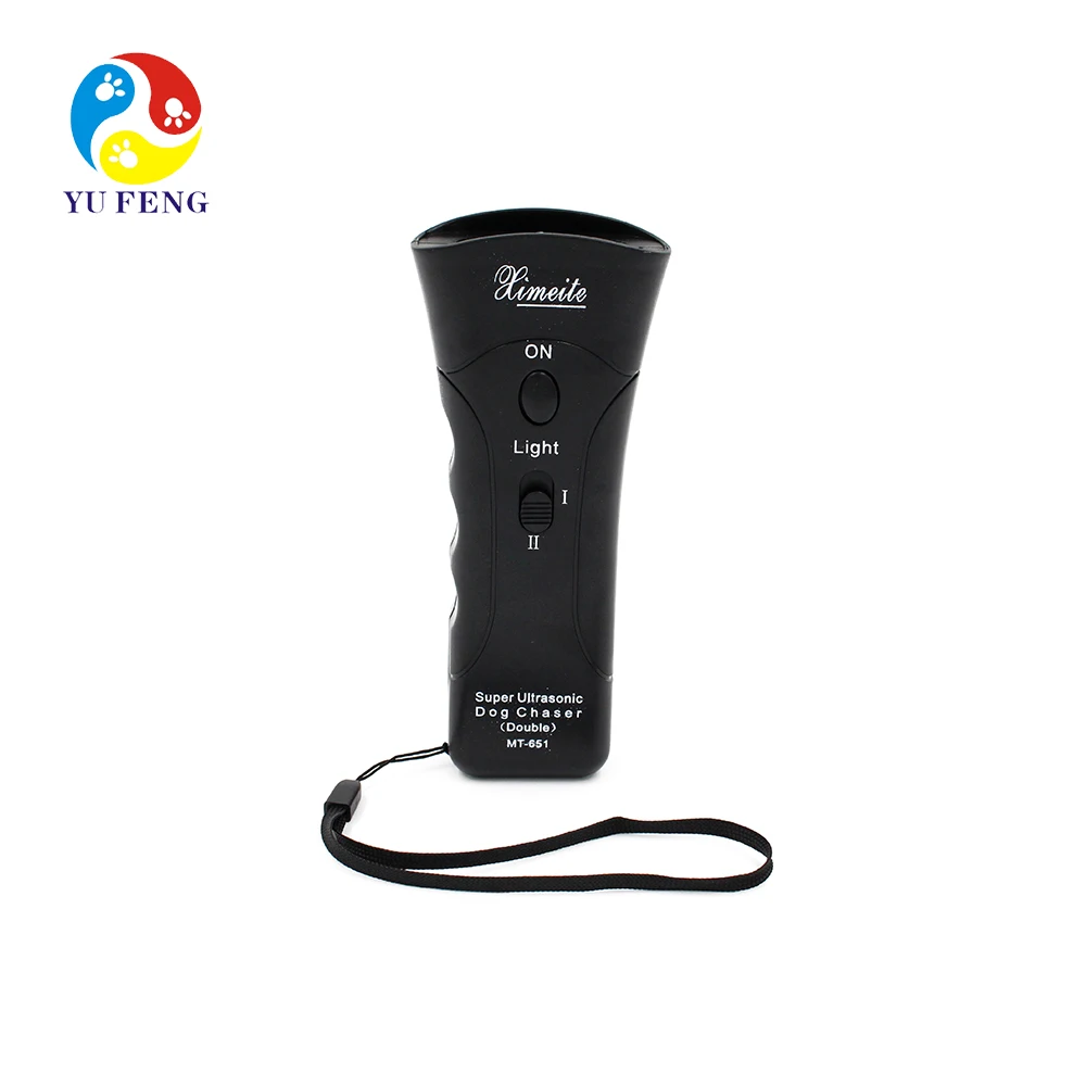 Ultrasonic Flash Light Handheld MT-651 Dog Chaser Repeller for sample order, Yellow/black
Ultrasonic Flash Light Handheld MT-651 Dog Chaser Repeller for sample order, Yellow/black