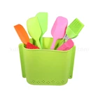 Popular kitchenware 100% safe durable 5 pieces silicone ice cream spatula for food