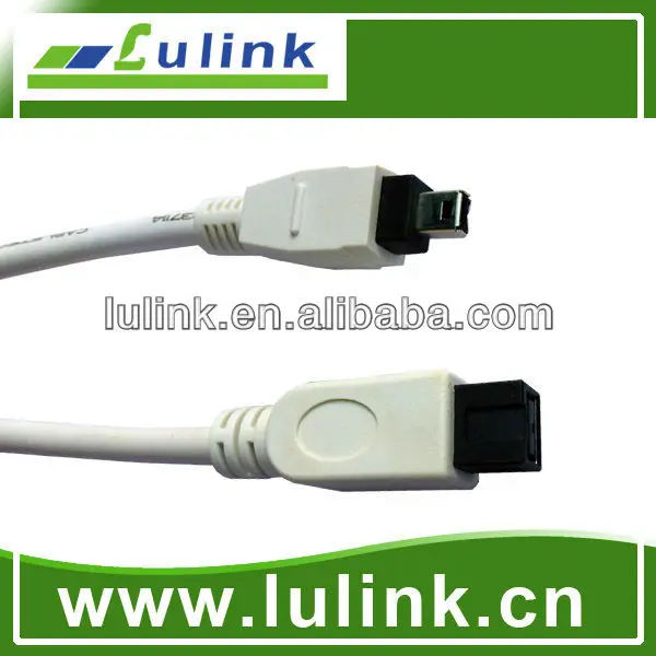 UL20276 Firewire IEEE 1394 Cable,9 pin Male to 4 pin Male cable
