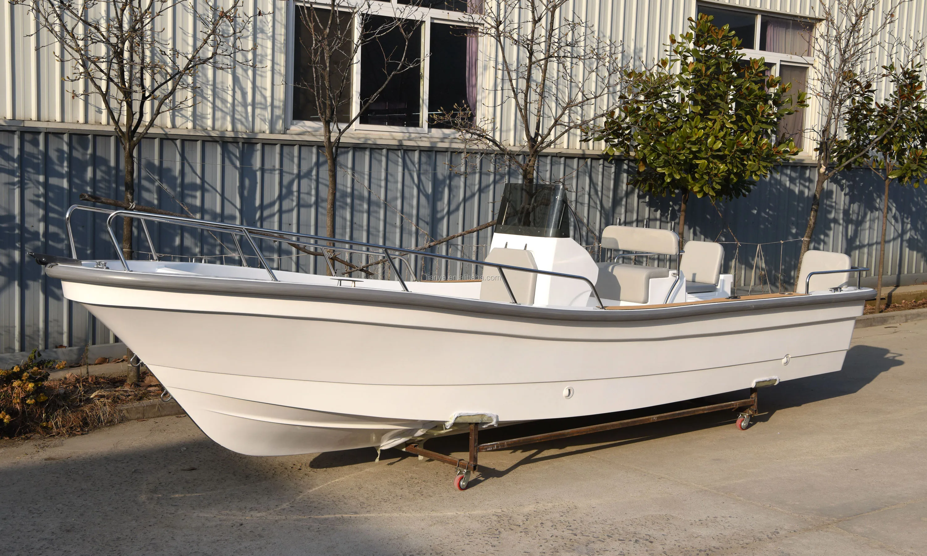 liya 22feet fiberglass boat beach fishing boat for sale