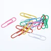 Assorted colors plastic coated 30mm paper clip