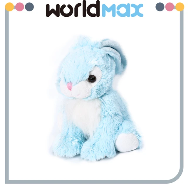 high quality cute blue rabbit soft cartoon toy doll