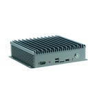 X86 dual ethernet rugged embedded industrial computer fanless pc with 6 rs232
