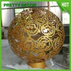 Garden home decoration steel hollow sphere