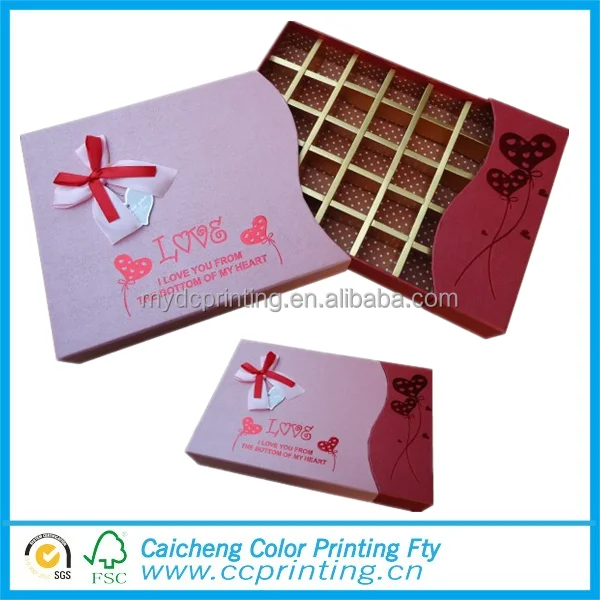homemade cardboard paper chocolates gift boxes