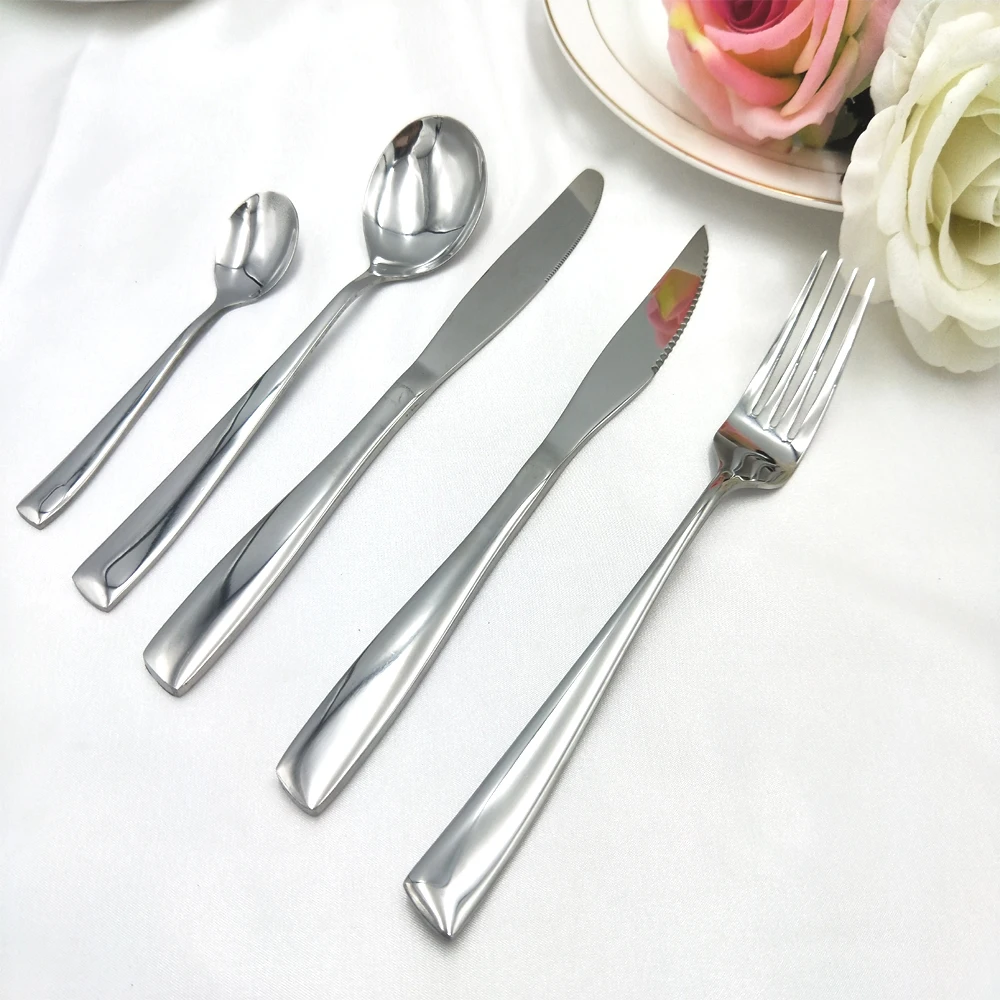 Cheap price silver flatware set stainless steel cutlery, restaurant cutlery, Silver and cusomized
Cheap price silver flatware set stainless steel cutlery, restaurant cutlery, Silver and cusomized