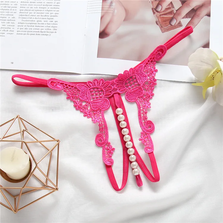Fashion ladies underwear elastic briefs transparent jacquard sexy underwear ladies open low waist pearl thong, Different color for you choose
Fashion ladies underwear elastic briefs transparent jacquard sexy underwear ladies open low waist pearl thong, Different color for you choose