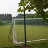 great enacity and hot sale portable polypropylene six angle and double needles football net soccer net with perfect quality