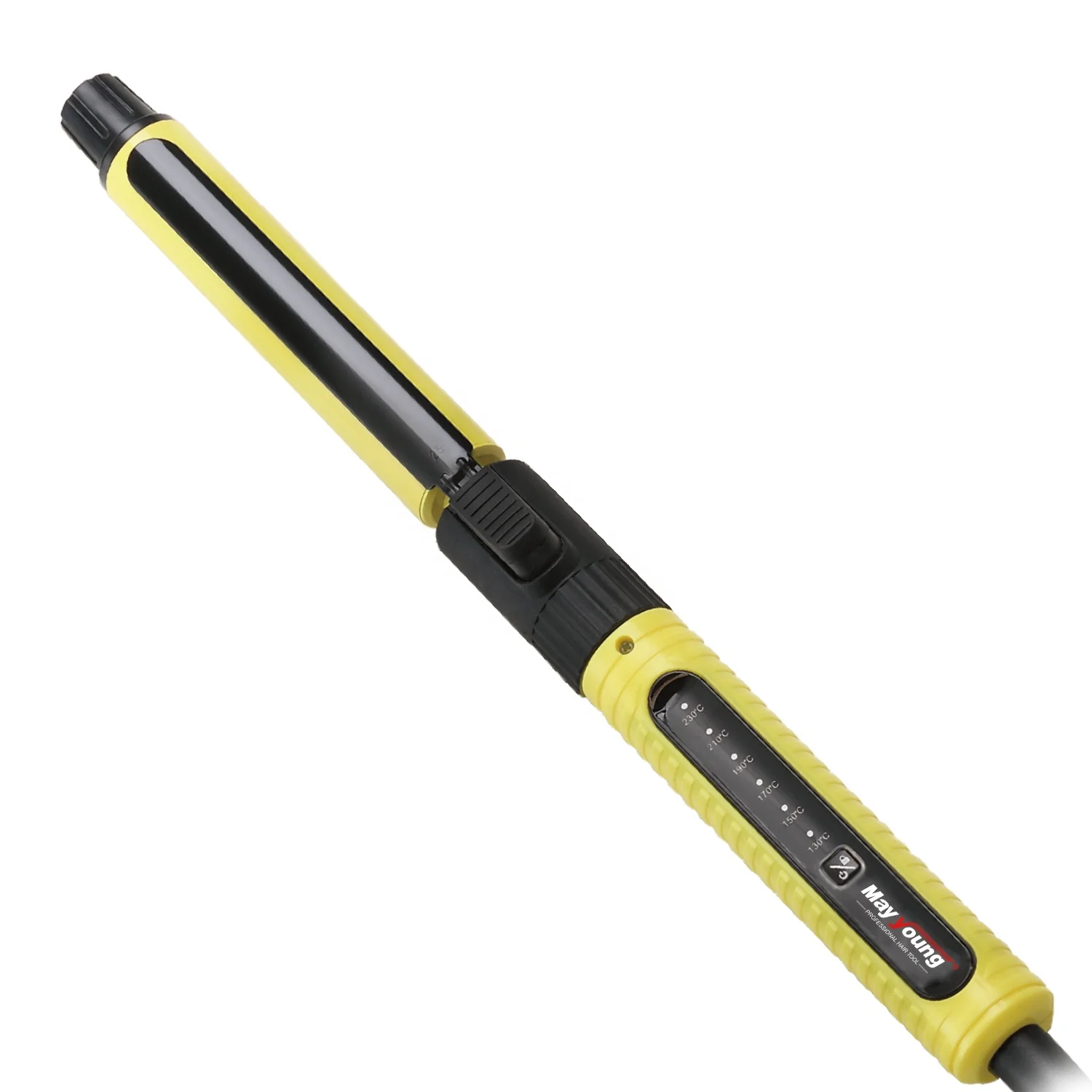 Touch buttons rotatable clamp design ceramic private label curling irons, Customized
Touch buttons rotatable clamp design ceramic private label curling irons, Customized