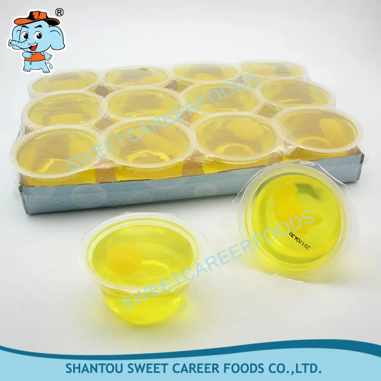 fruit shape pudding jelly cup