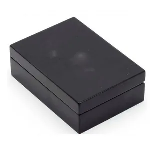 luxury black matte lamination gift perfume wooden gift boxes