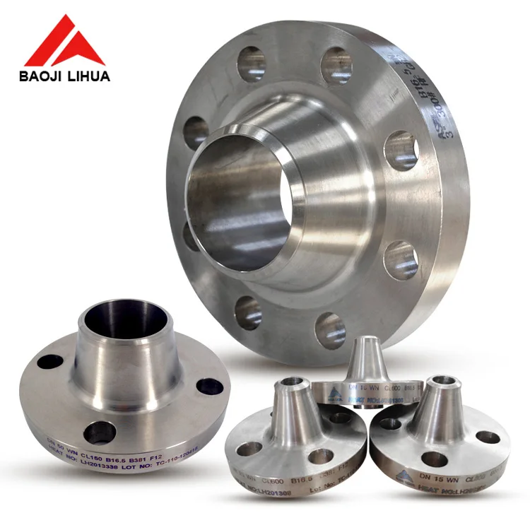 ANSI B 16.5 Ti GR12 titanium WNRF flange 6 INCH CL600