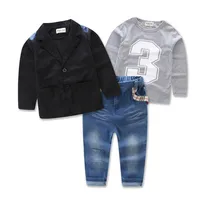 WSG06 Children Boys Clothing Set Kids Sets Spring Autumn Boy Outfit 3PCS Gentleman Suit For Boys Fashion Tracksuit
WSG06 Children Boys Clothing Set Kids Sets Spring Autumn Boy Outfit 3PCS Gentleman Suit For Boys Fashion Tracksuit