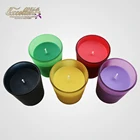 Luxury Customizable Colorful Glass Candle For Joyful Occasion