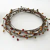 Manufacturers wholesale new 3 meters long color berry wreath cane hand woven garland