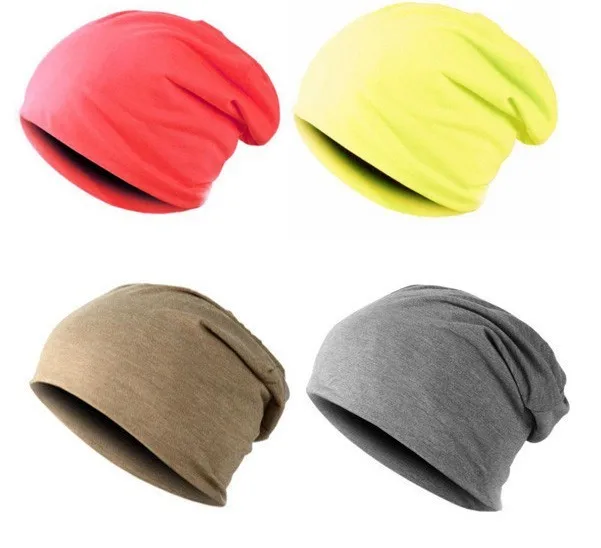 ski hat,swimming suit fashion unisex slouch cap warm plain knit ski beanie crochet hat