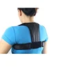 Custom neoprene shoulder back support brace with steel springs breathable posture corrector
