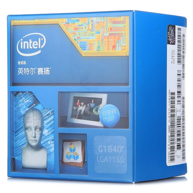 Intel Celeron G1840 Dual Core Cpu 2.8ghz Lga1150 2mb Cache 22nm 53w ...