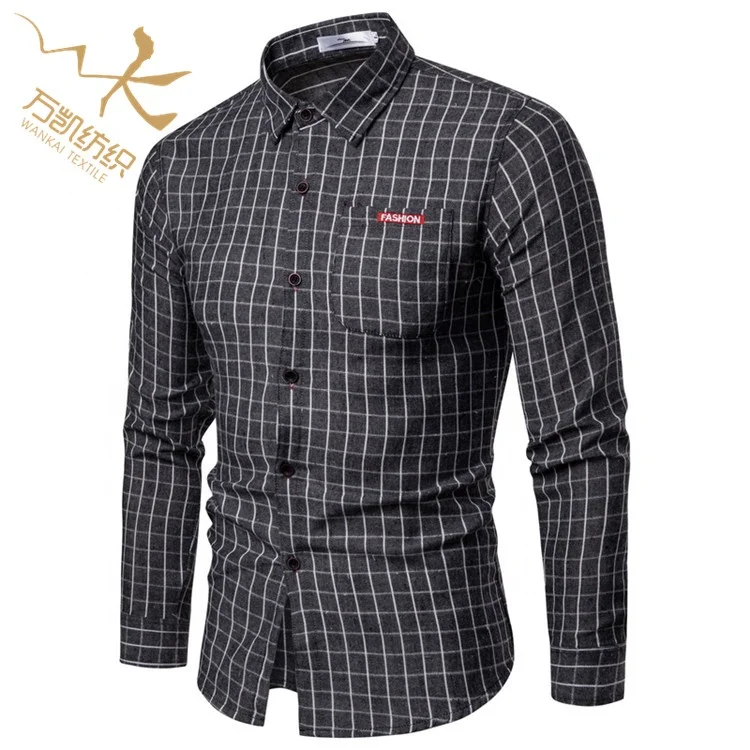 high quality mens clothing polyester cotton plaid long sleeve casual plus size men shirts in stock, N/a
high quality mens clothing polyester cotton plaid long sleeve casual plus size men shirts in stock, N/a