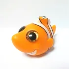 Promotional glitter eyes pop animal keychains, 3d eyes popping nemo plastic keyrings