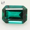 Octagonal Cut created Russian emerald stone