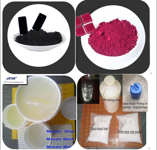 glass mosaic toner ink