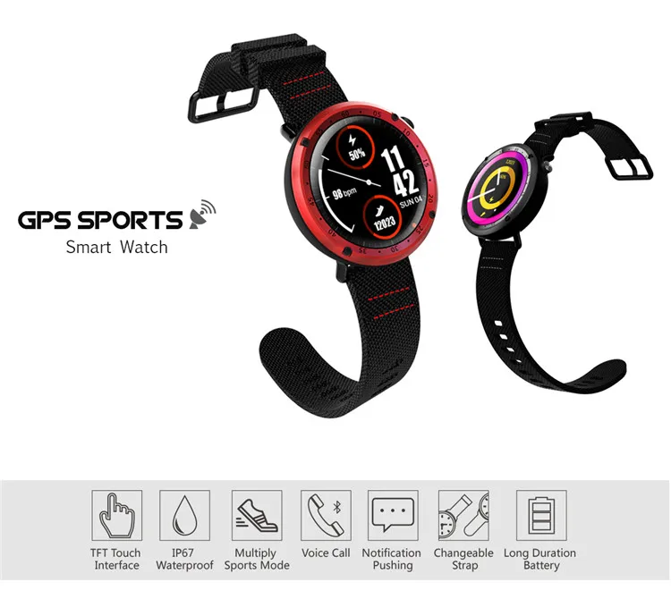 GPS android wrist hand watch mobile phone price, bluetooth gps running sport smart watch with heart rate touch screen handwatch - ANKUX Tech Co., Ltd