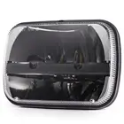 Auto parts 5x7'' square sealed beam 45W led headlight with DRL for Car Trucks Jeeps Offroad