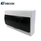 LWDS-18 ZCEBOX 18 Way Surface Mounted Electrical Power Distribution Box Panel with transparent door electrical