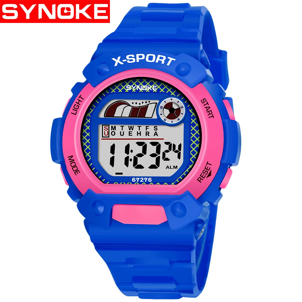 Synoke Hot Sales Students Fashion Electronic Watch Alarm Shockproof Luminous Led Clock Boys Girls Sports Men Digital Wrist Watch
Synoke Hot Sales Students Fashion Electronic Watch Alarm Shockproof Luminous Led Clock Boys Girls Sports Men Digital Wrist Watch