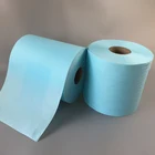 Wood Pulp Material Blue Wipe Roll Industrial Cleaning Paper