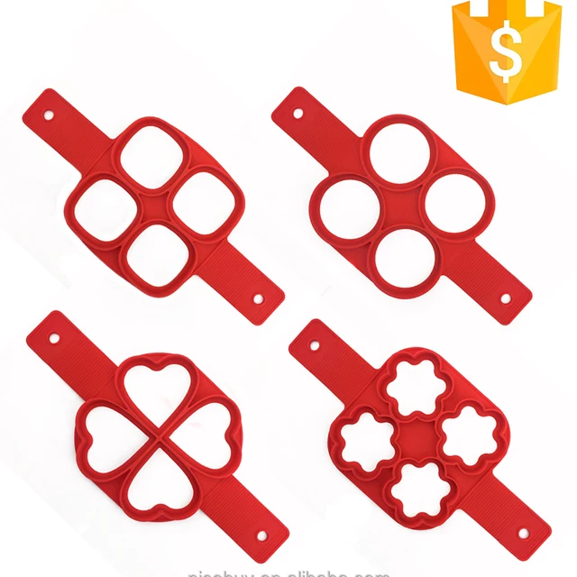 easy fun cake tools four shaped non-stick frying pan christmas
