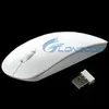 Ultra-thin Laser Optical 2.4GHz Wireless Mouse with Micro-receiver for apple Plug and Play
