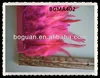 Colorful Fuchsia Rooster Saddle Feather