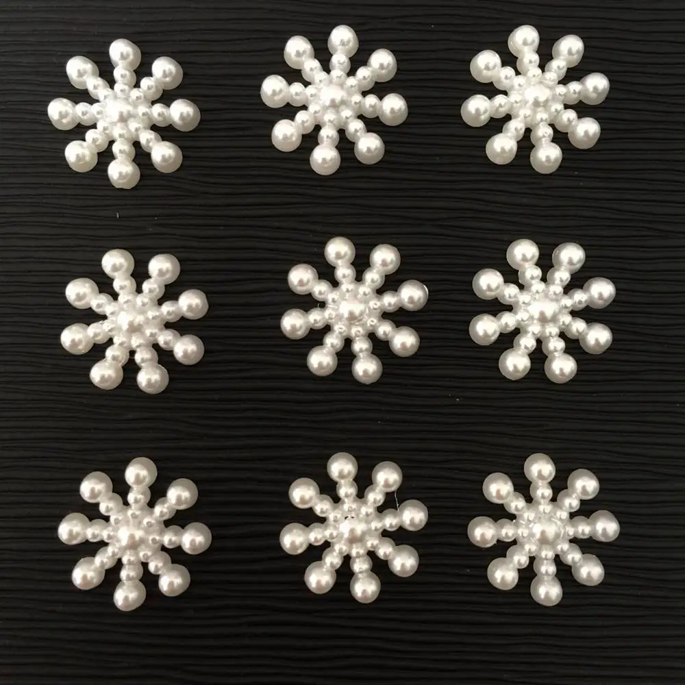 Fashion 14mm Acrylic Half Pearl Snowflake Flat Back Flower Bead For Craft Decoration Jewelry Making DIY Ornaments
Fashion 14mm Acrylic Half Pearl Snowflake Flat Back Flower Bead For Craft Decoration Jewelry Making DIY Ornaments