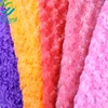 pv plush/ plush fabric100% polyester soft swirl rose patterned pv plush fabric for women coat