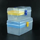 Fashion desktop small parts organizer storage box with handle