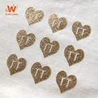 Fashion Custom Brand Name Korea Quality Glitter Heat transfer Vinyl for Hats